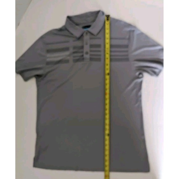 PGA Tour Men's Polo Shirt  Grey/Blue Short Sleeve Golf Apparel size XL - Picture 4 of 13